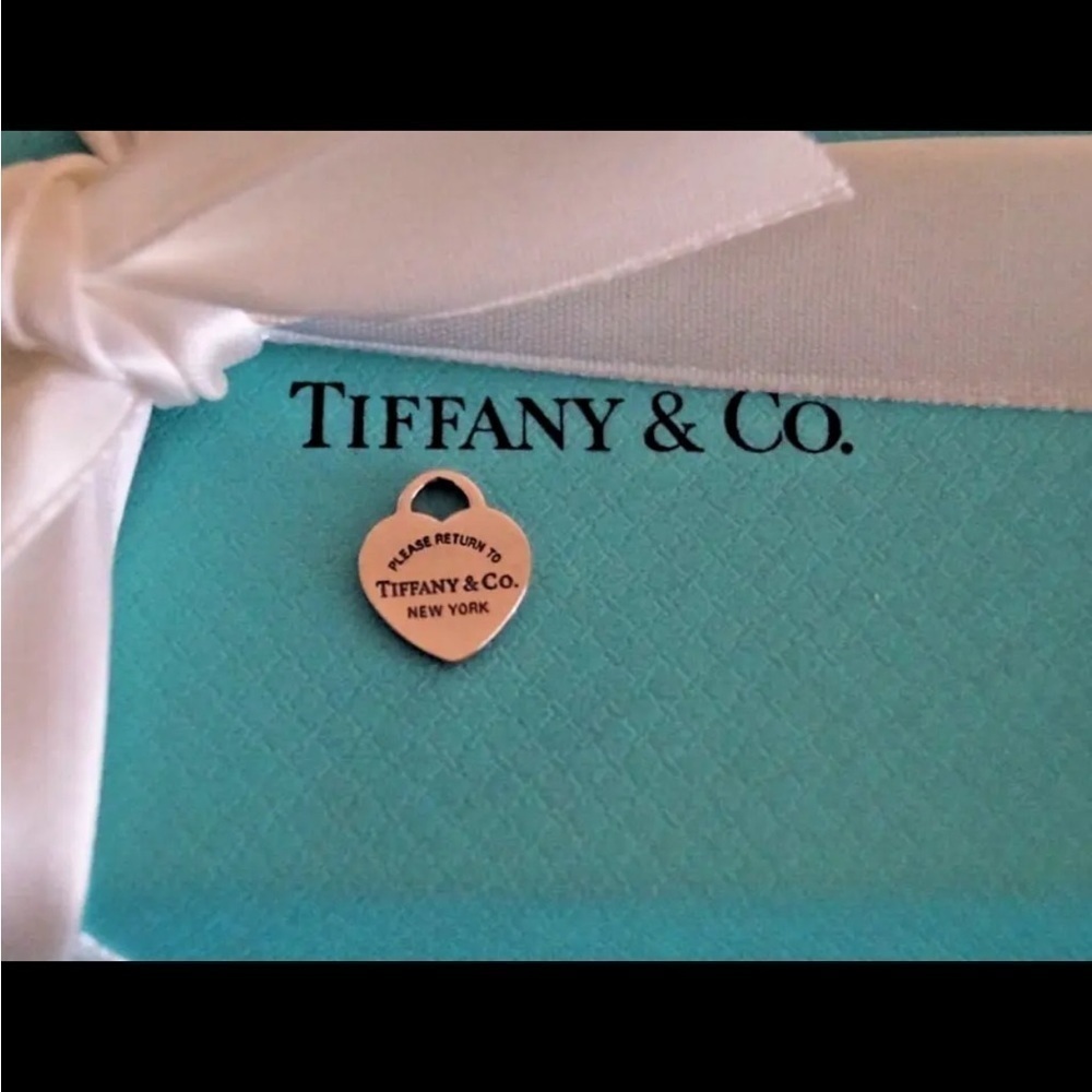 Authentic Vintage TIFFANY & CO Rubedo Metal Heart Pendant Necklace Bracelet